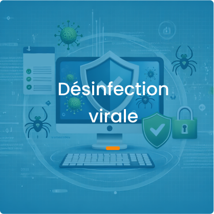 Désinfection Virale masque bleu vignette
