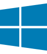 Logo Microsoft couleur bleu pour carrousel