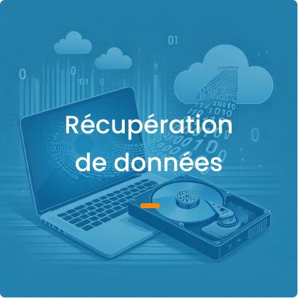 Récupération de données masque bleu vignette